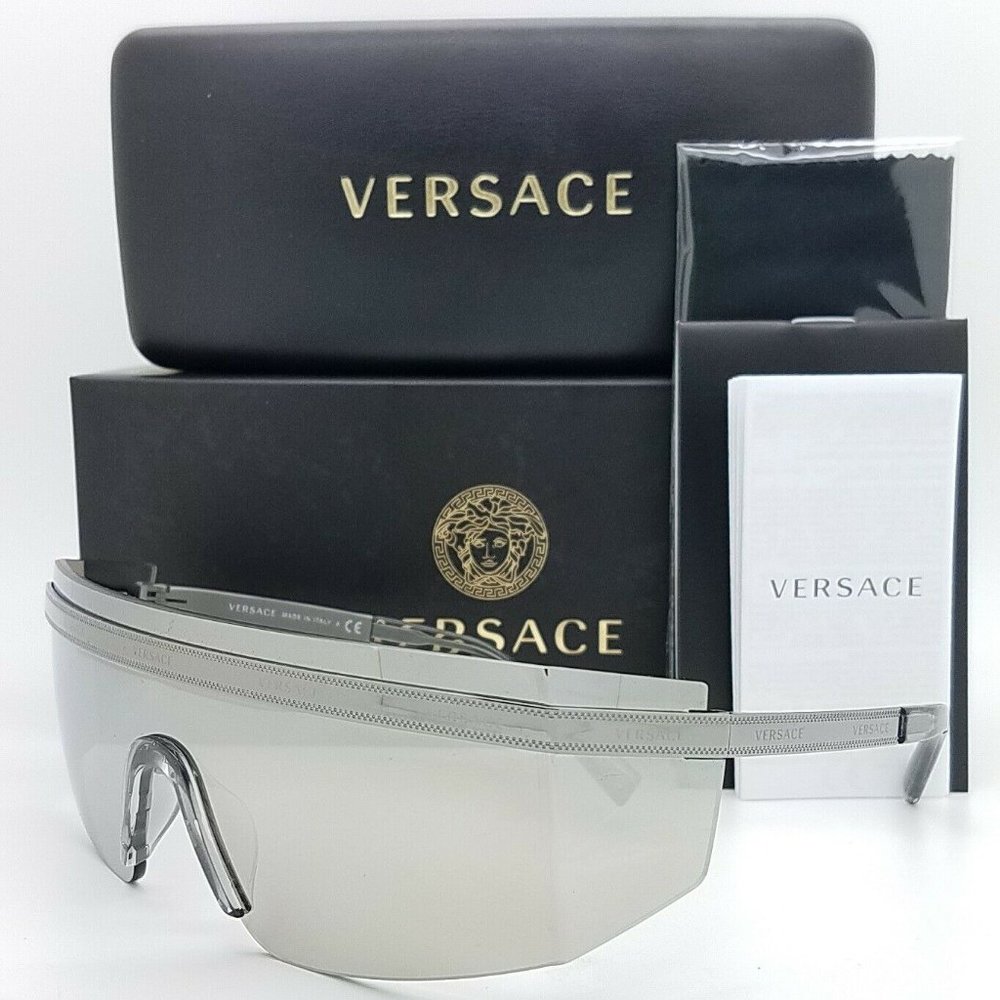 VERSACE 45MM SHIELD SUNGLASSES